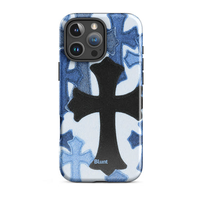 Denim Cross iPhone Case - Blunt Cases