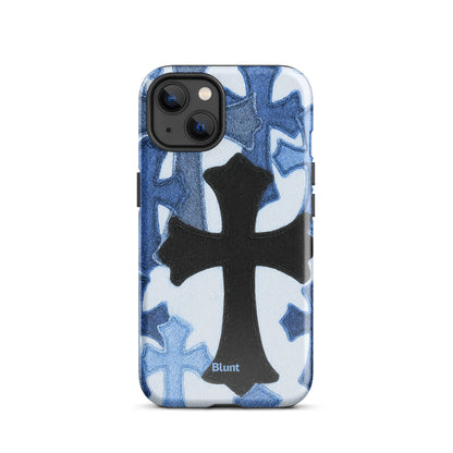 Denim Cross iPhone Case - Blunt Cases