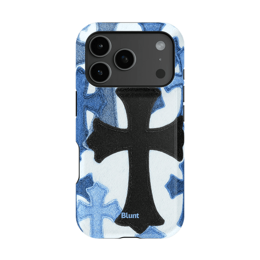 Denim Cross iPhone Case - Blunt Cases