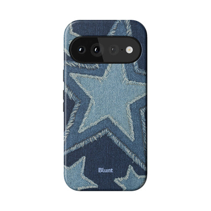 Denim Star Pixel Case - Blunt Cases