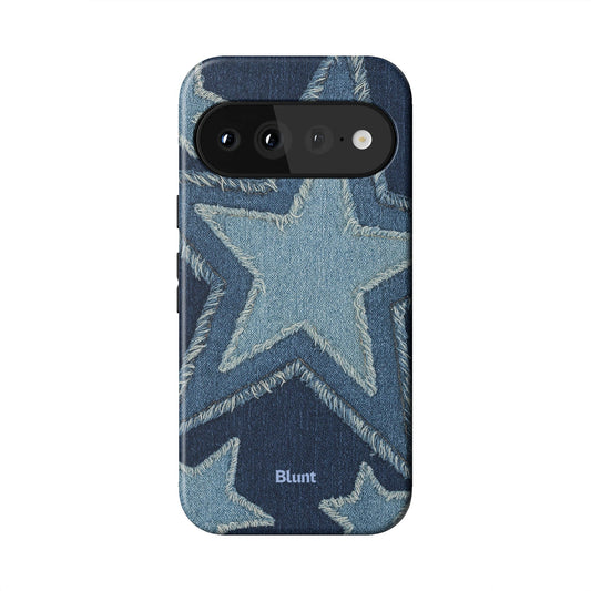 Denim Star Pixel Case - Blunt Cases