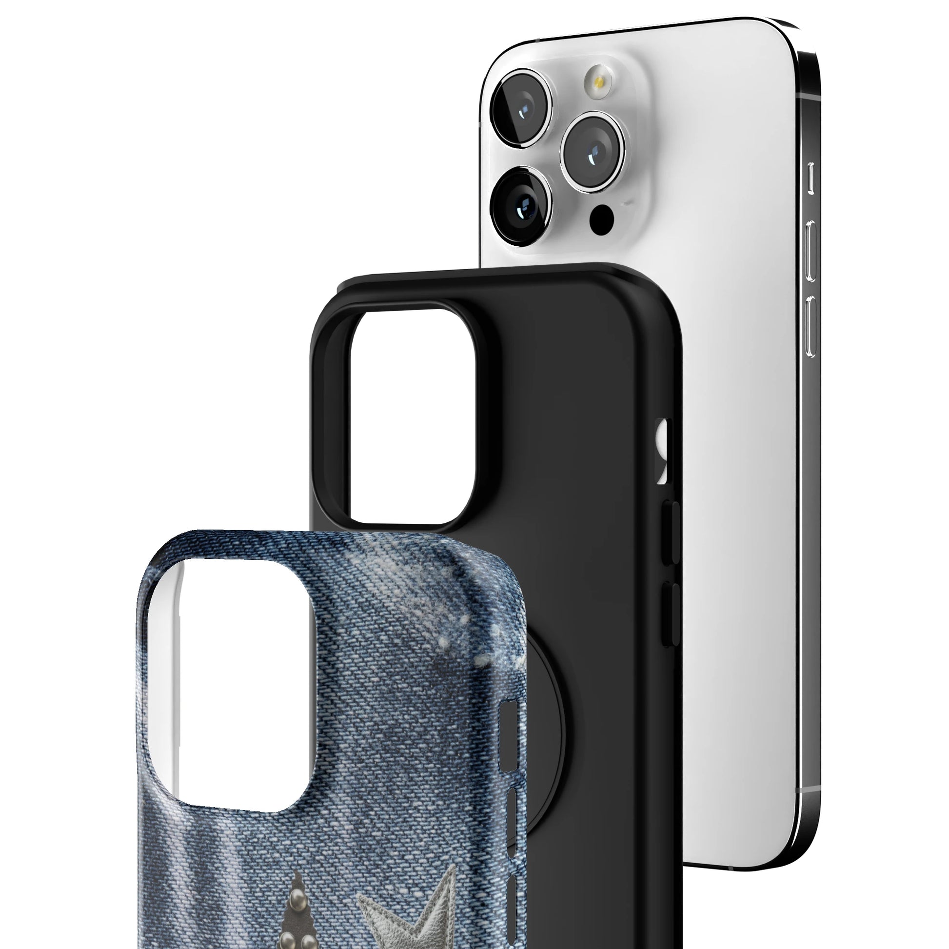 Denim Starstud iPhone Case gallery - Iphone_14_Pro_Max_3