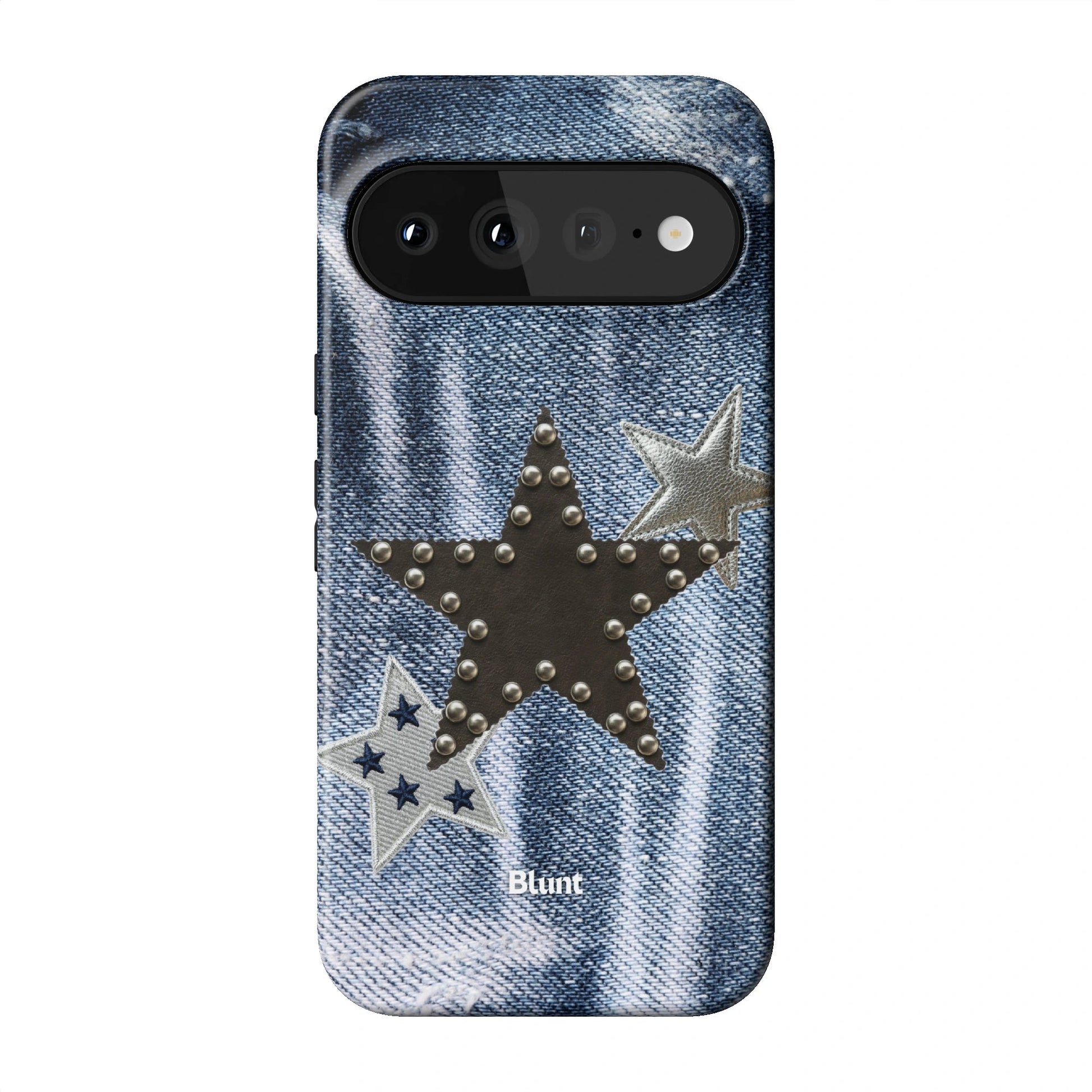 Denim Starstud Pixel Case - Blunt Cases