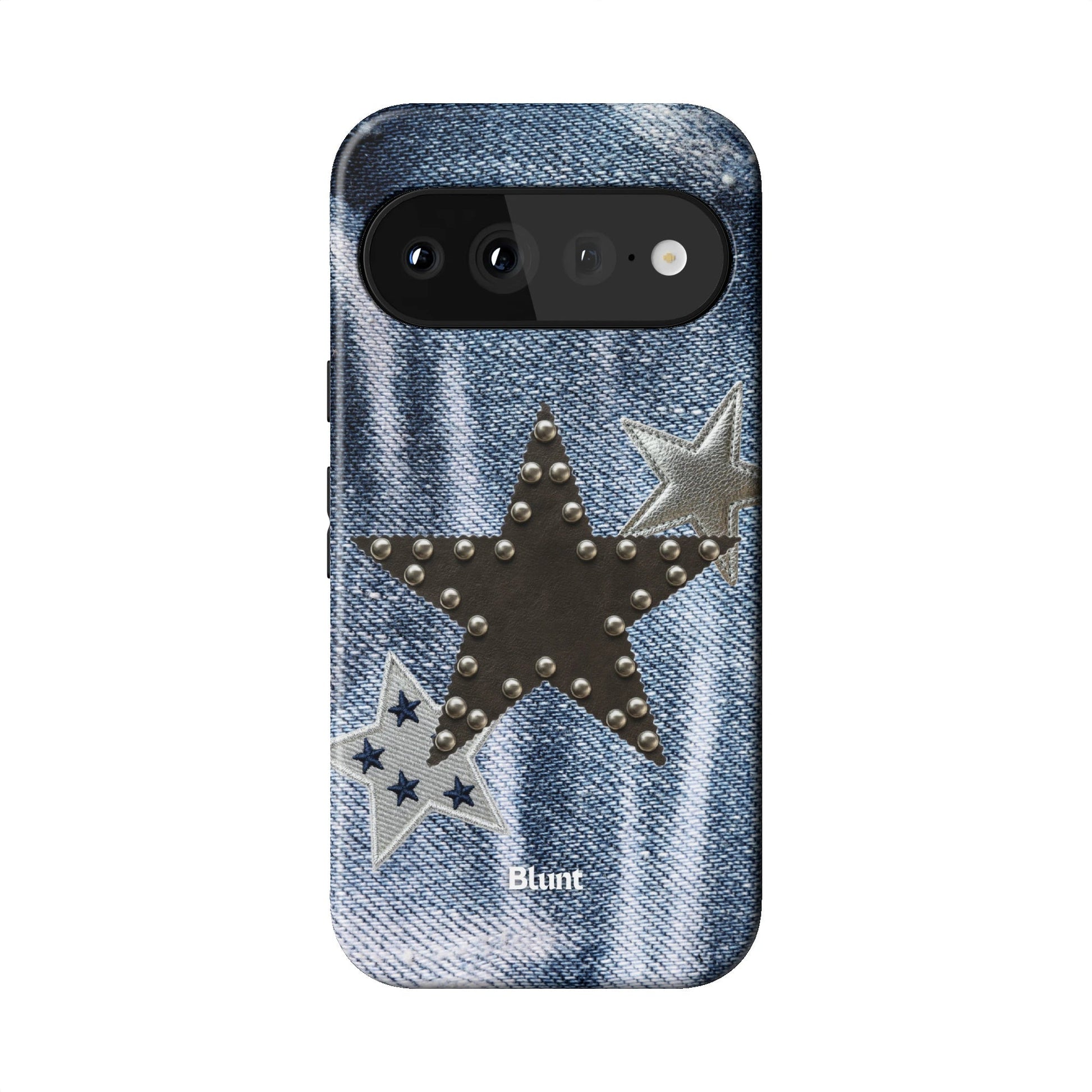 Denim Starstud Pixel Case - Blunt Cases