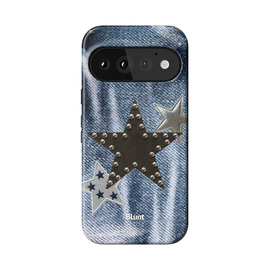 Denim Starstud Pixel Case - Blunt Cases