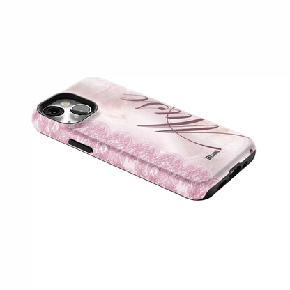 Blush-Laced-Muse-iphone-case-iPhone 13 Mini-2