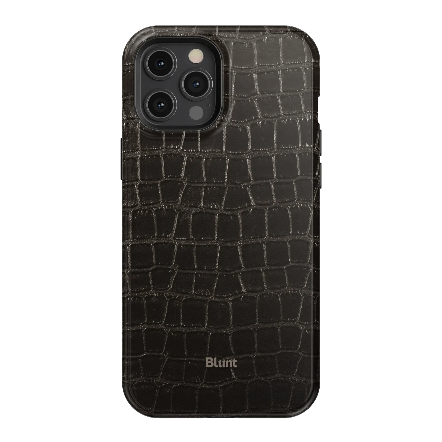 Onyx Croc iPhone Case