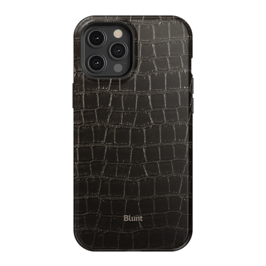 Onyx Croc iPhone Case