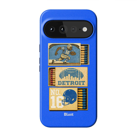 Detroit Football Pixel Case - Blunt Cases