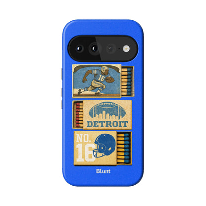 Detroit Football Pixel Case - Blunt Cases