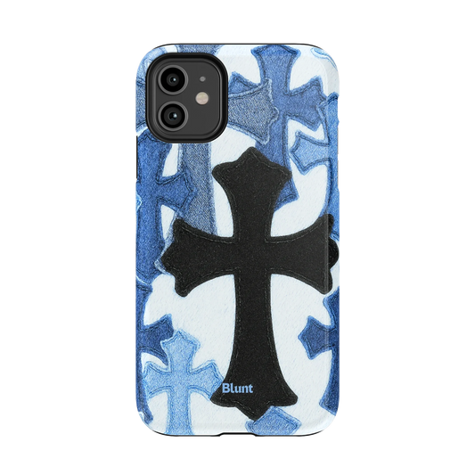 Denim Cross iPhone Case