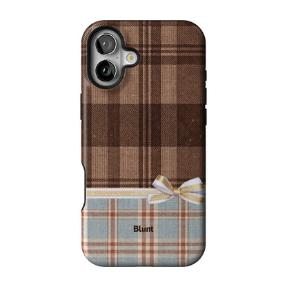 Mocha-Plaid-iphone-case-iPhone 16 Plus-1