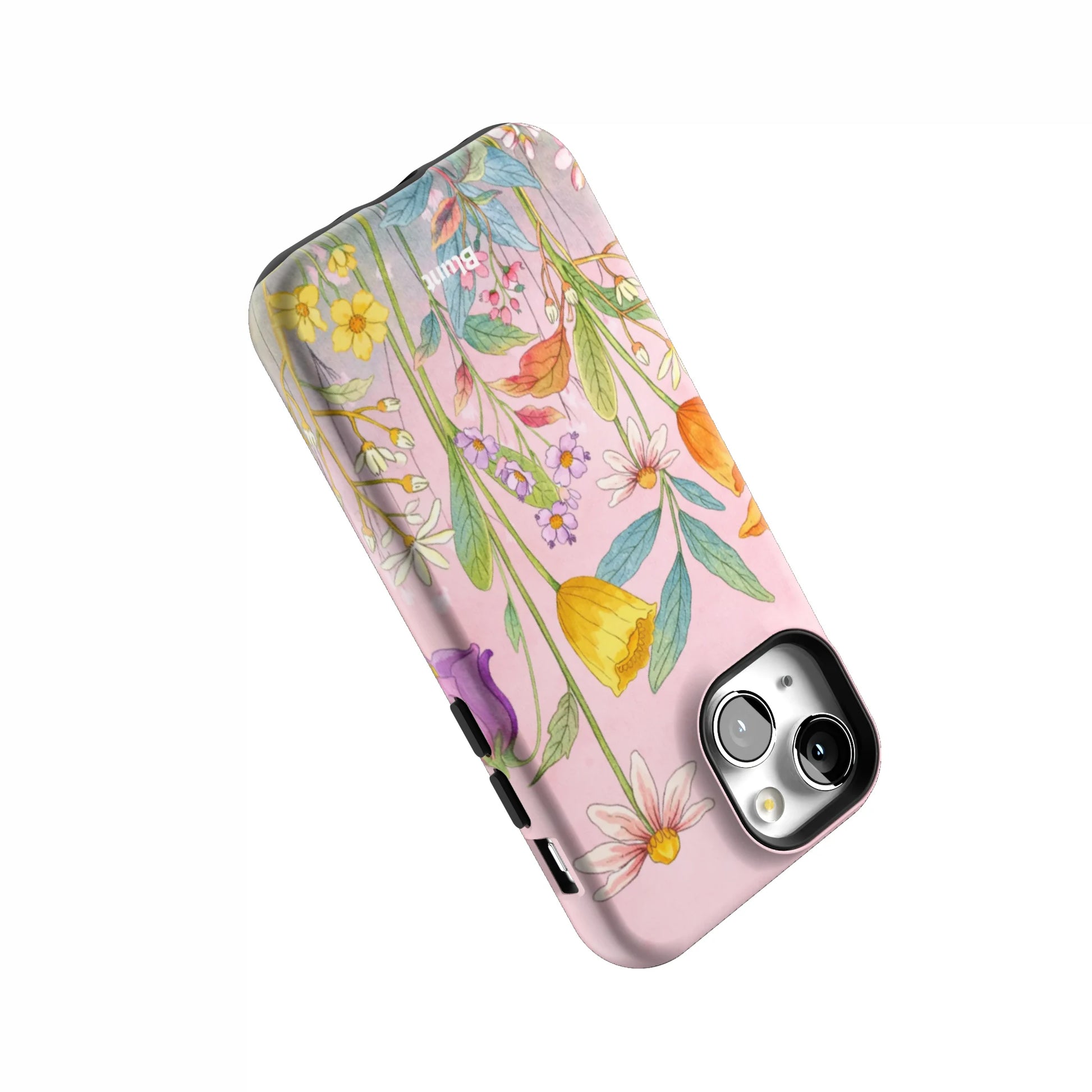 Pink-Meadow-iphone-case-iPhone 13 Mini-4