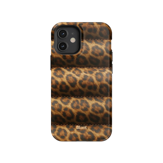 Cheetah Puffer iPhone Case
