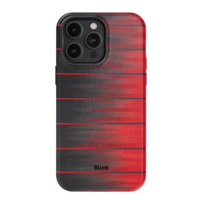 Crimson Stripe iPhone Case