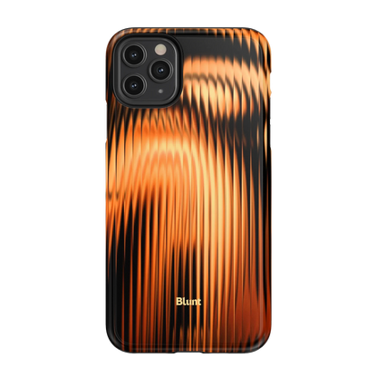 Copper Ripple iPhone Case