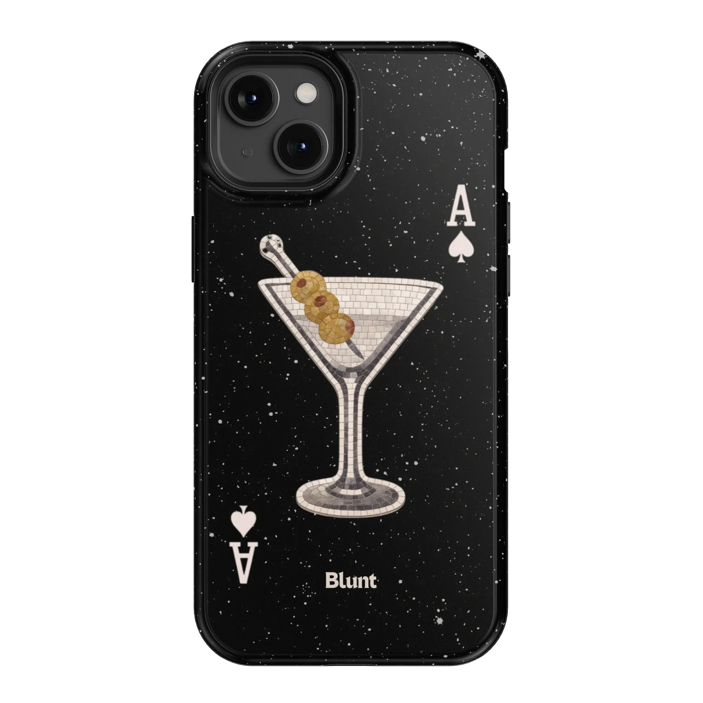 Black Dirty Martini iPhone Case