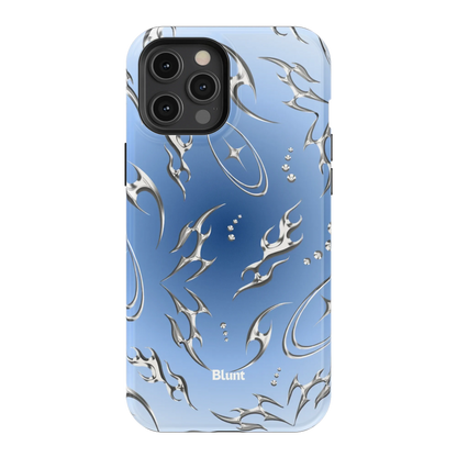 Blue Cyber iPhone Case