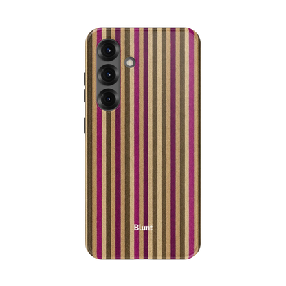 Pecan Stripe Samsung Case