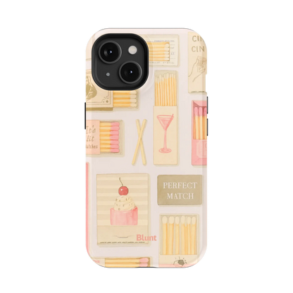 Pink Match iPhone Case
