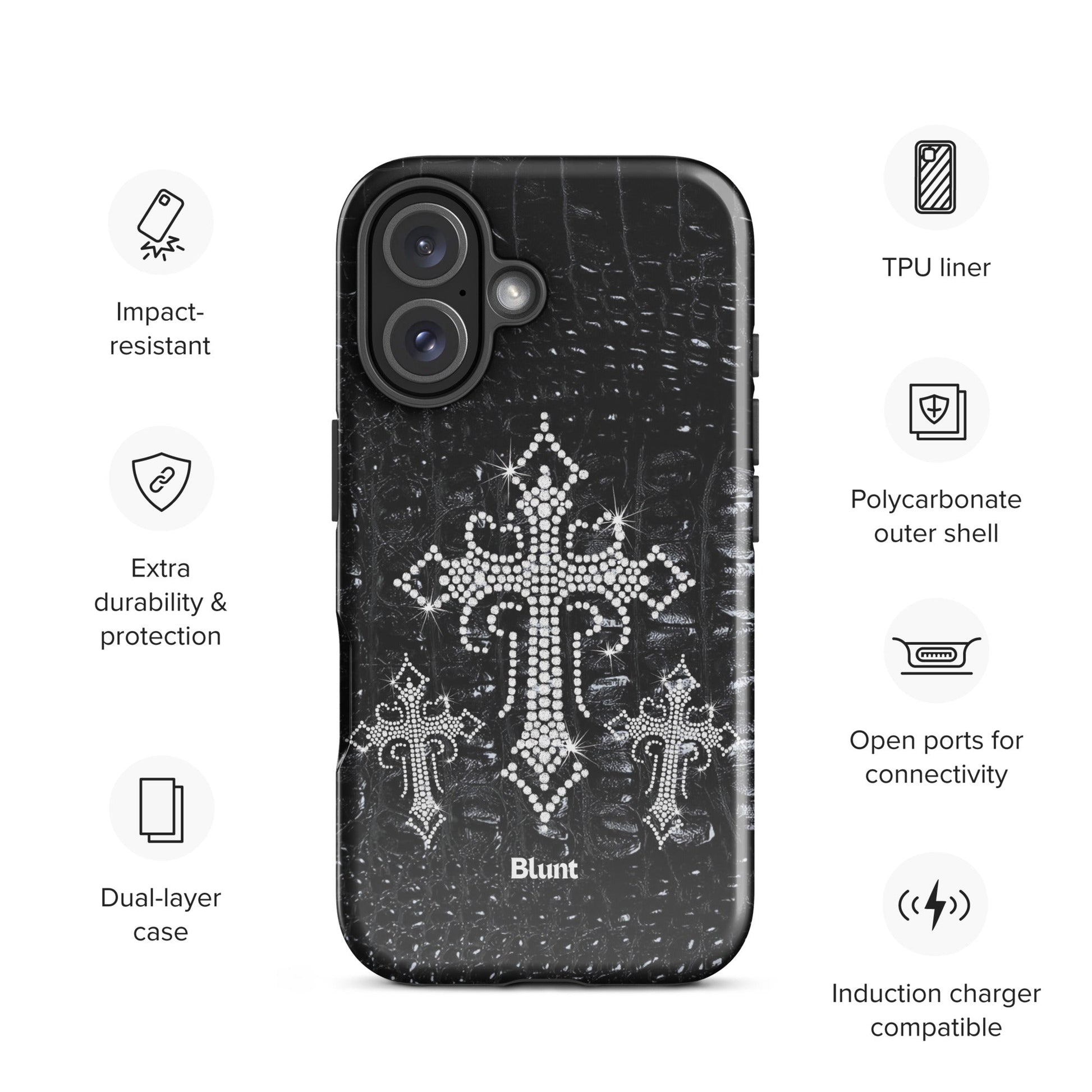 Diamond Cross iPhone Case - Blunt Cases