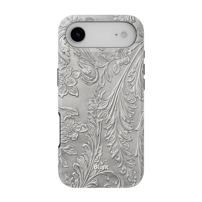 Tooled Silver iPhone Case
