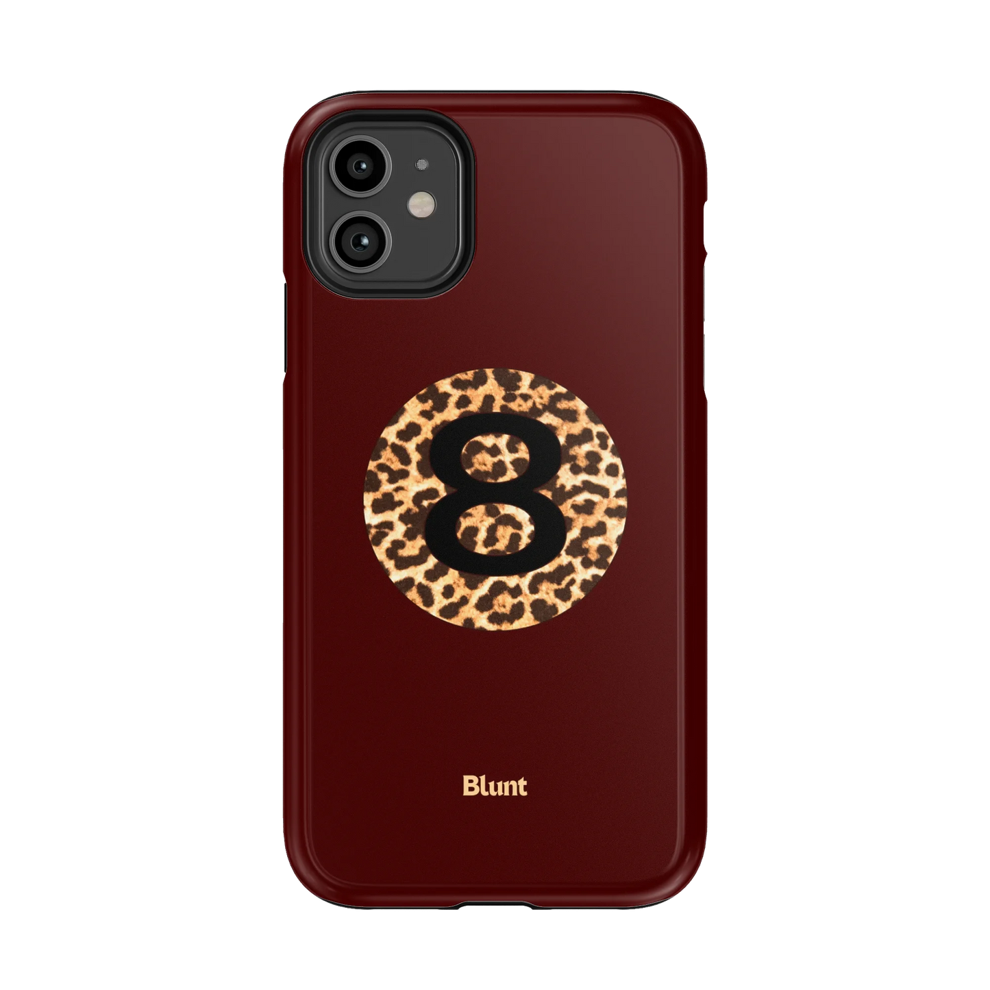 Burgundy Magic 8 iPhone Case