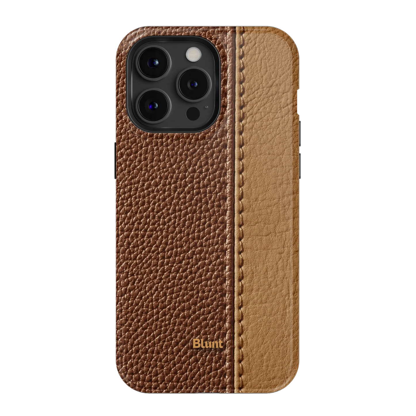 Two-Tone Walnut iPhone Case