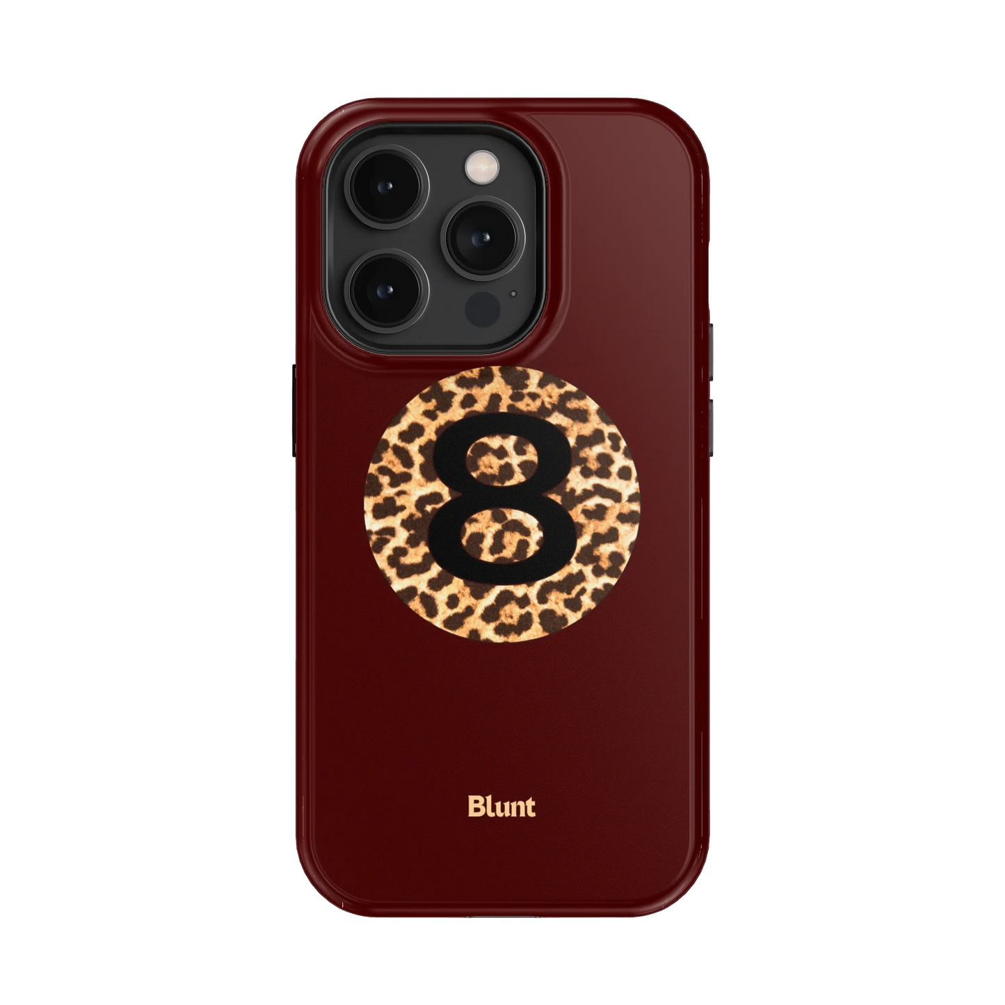 Burgundy Magic 8 iPhone Case