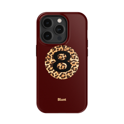 Burgundy Magic 8 iPhone Case