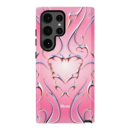 Bubble Heart Samsung Case
