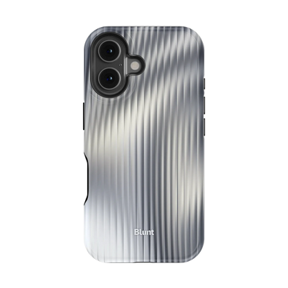 Silver Pulse iPhone Case