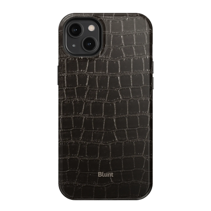 Onyx Croc iPhone Case