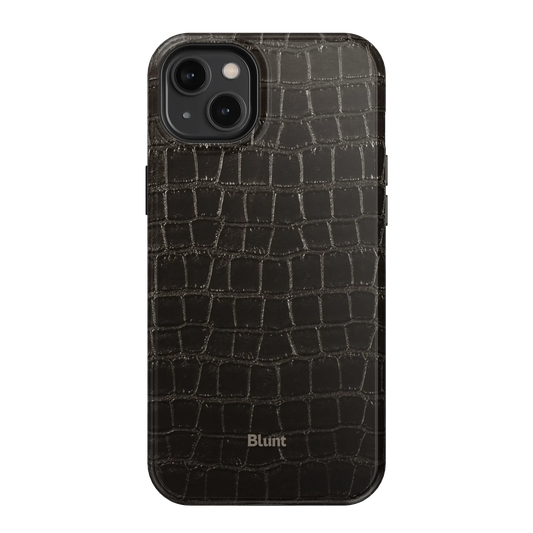 Onyx Croc iPhone Case