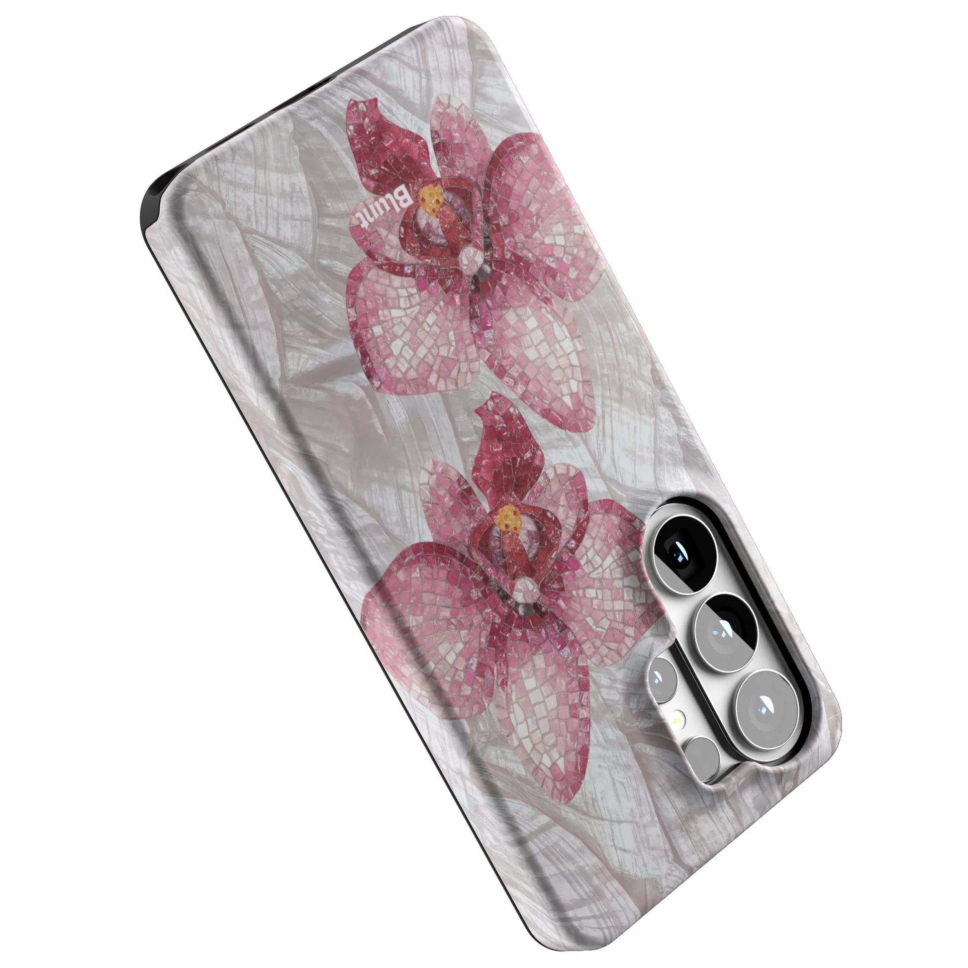 Pink-Mosaic-Orchids-samsung-case-Galaxy S26 Ultra-4