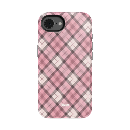 Pink Plaid iPhone Case