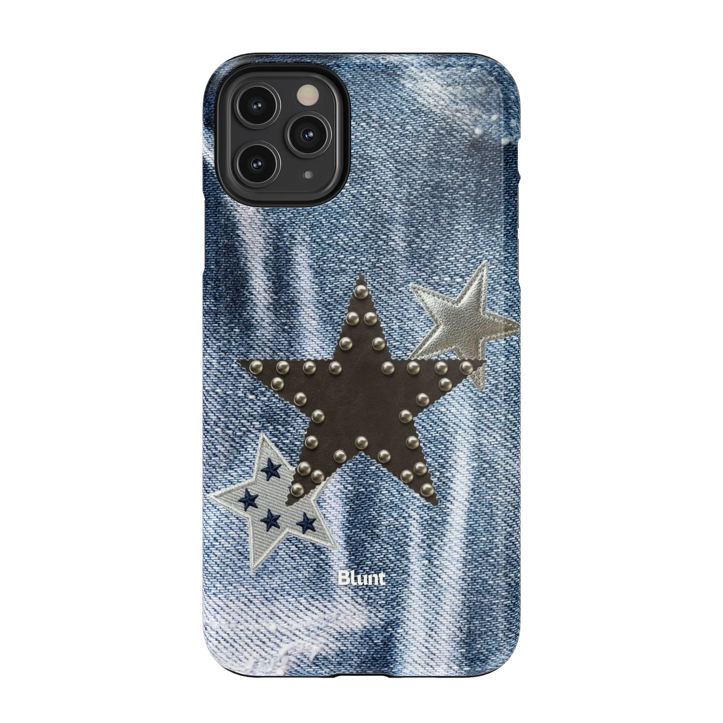 Denim Starstud iPhone Case