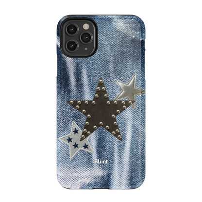 Denim Starstud iPhone Case