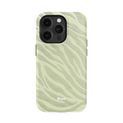 Sage Zebra iPhone Case