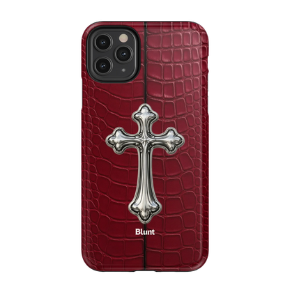 Crimson Crux iPhone Case