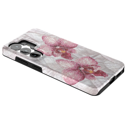 Pink-Mosaic-Orchids-samsung-case-Galaxy S26 Ultra-2