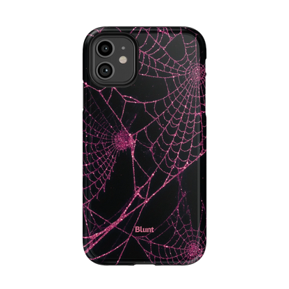 Pink Web iPhone Case