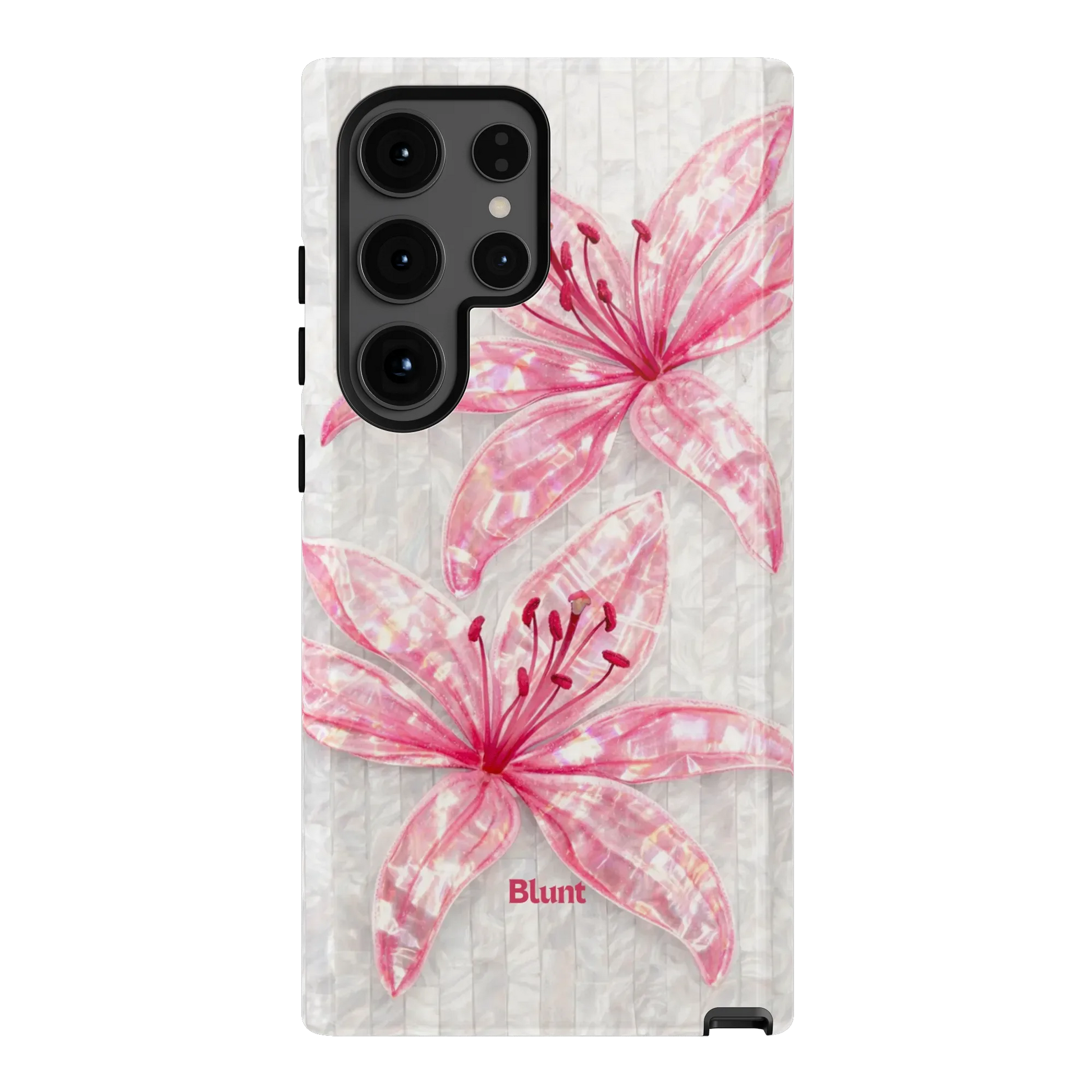 Pink-Floral-Luster-samsung-case-S24 Ultra-1