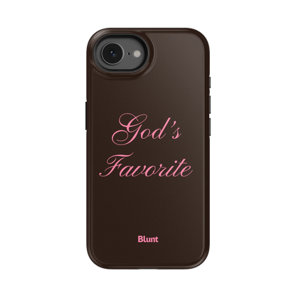 Gods Favorite Brown iPhone Case