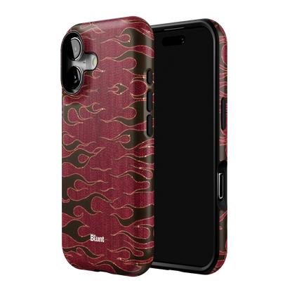 Crimson Fire iPhone Case