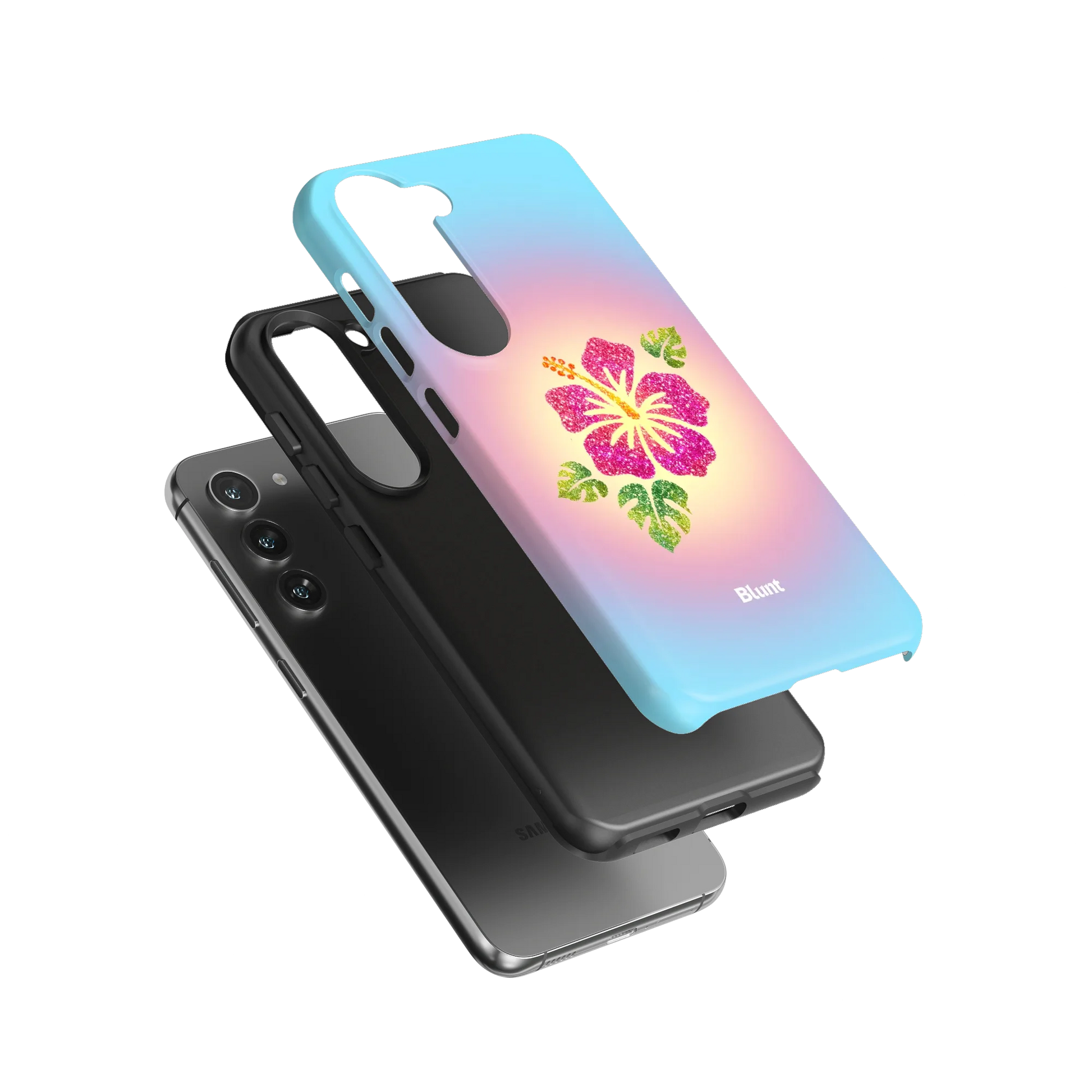 Hibiscus-Glow-samsung-case-Galaxy S23-3