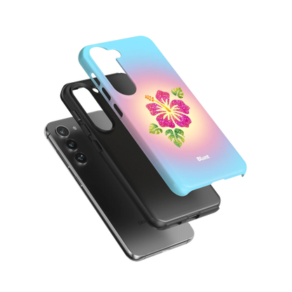 Hibiscus-Glow-samsung-case-Galaxy S23-3