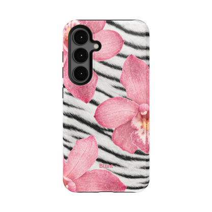 Striped Blossom Samsung Case
