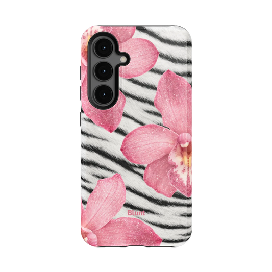 Striped Blossom Samsung Case