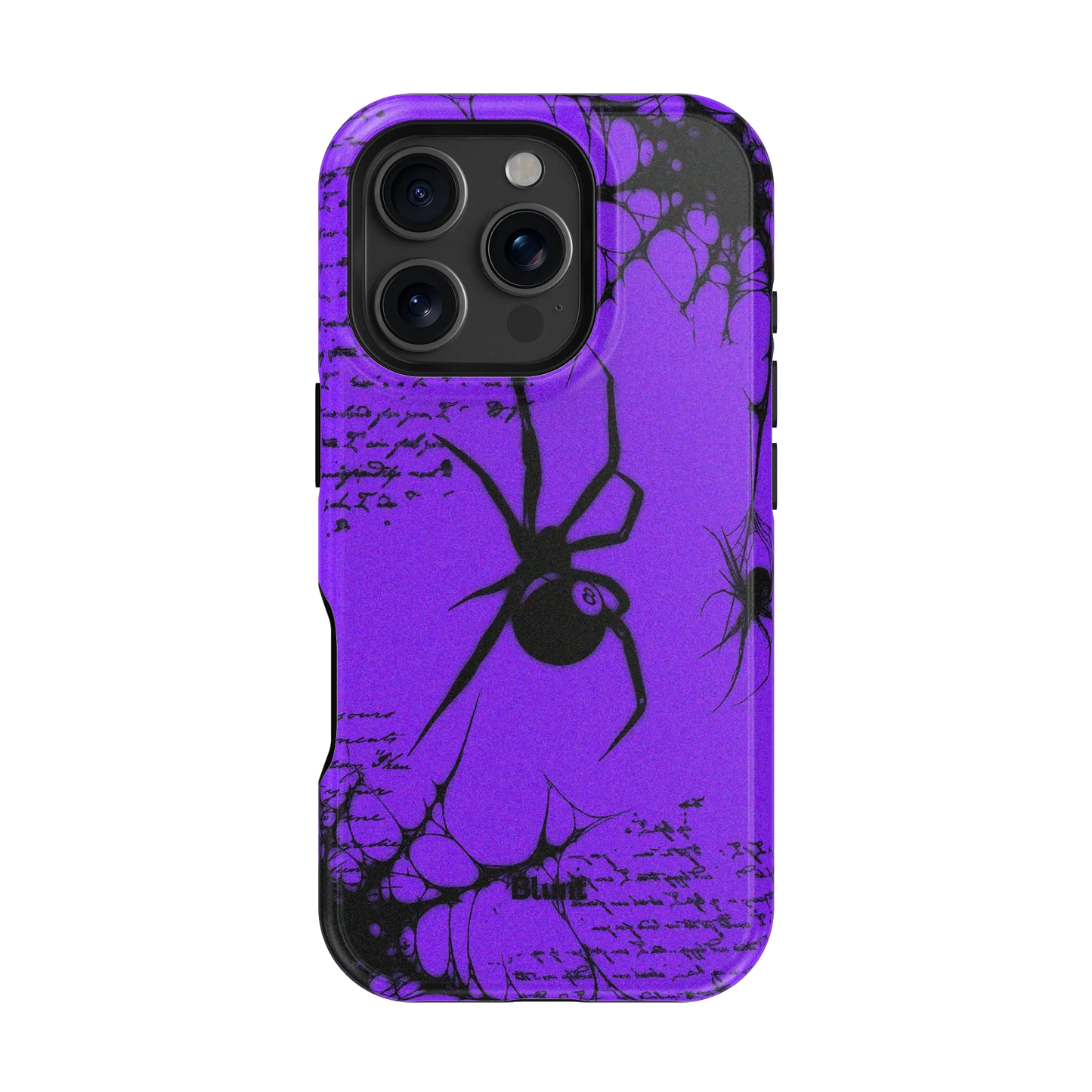 Violet Script iPhone Case